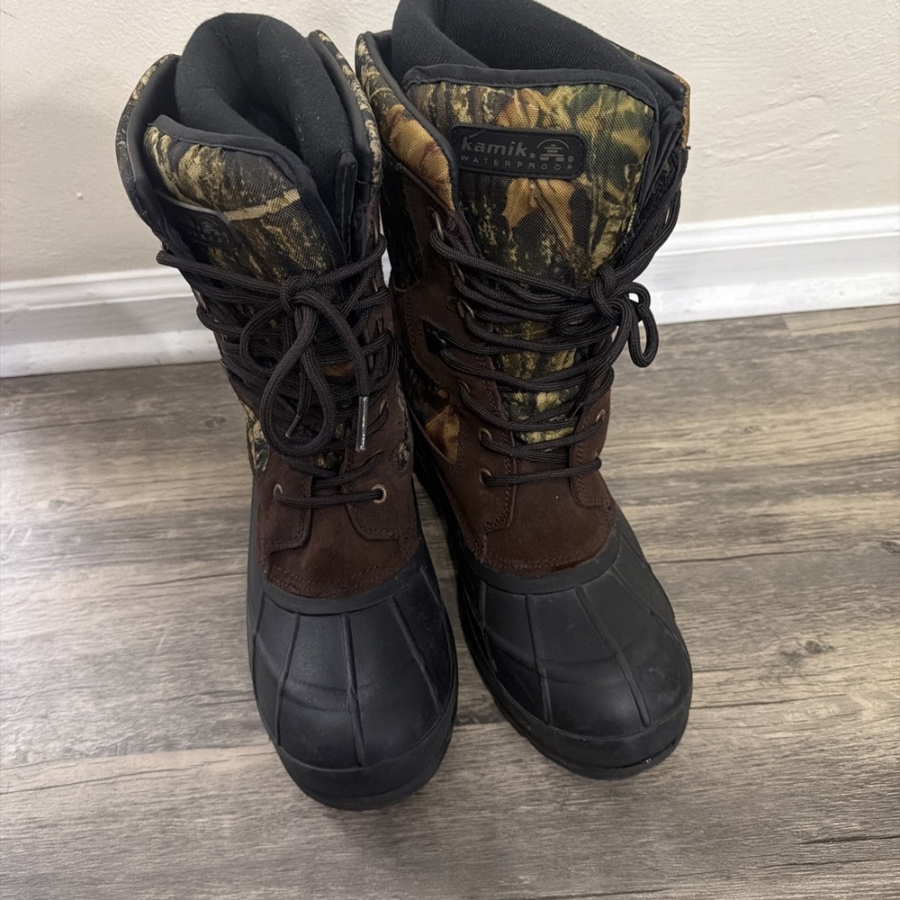 Kamik NationCam2 Mossy Oak Waterproof Thinsulate Winter Men's Hunting Boots 11